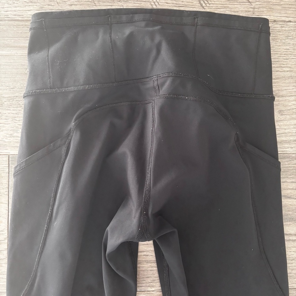 Lululemon Fast and Free Tight Leggings – Black, Size 4 - Picture 3 of 9
